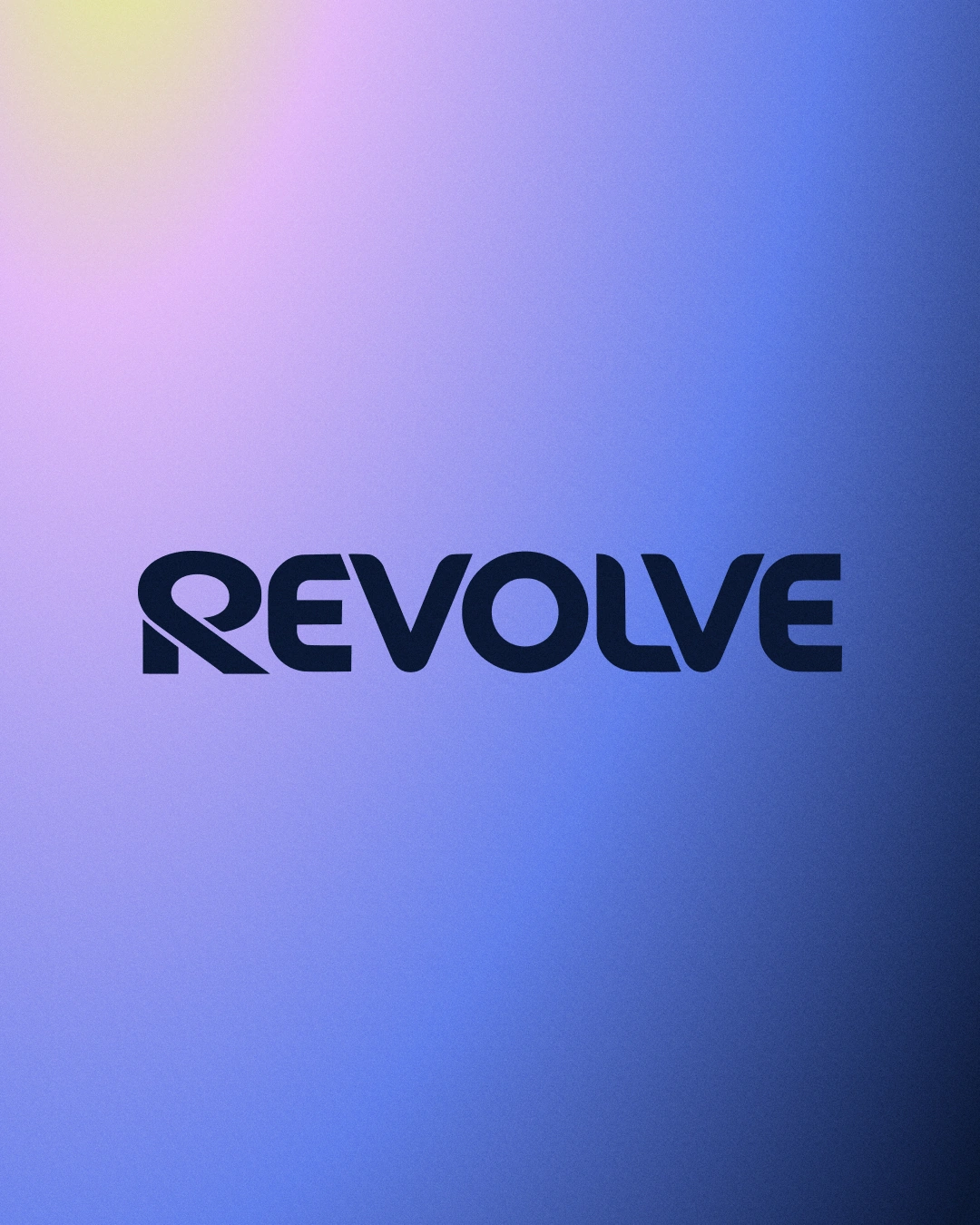 Revolve wordmark and colour gradient
