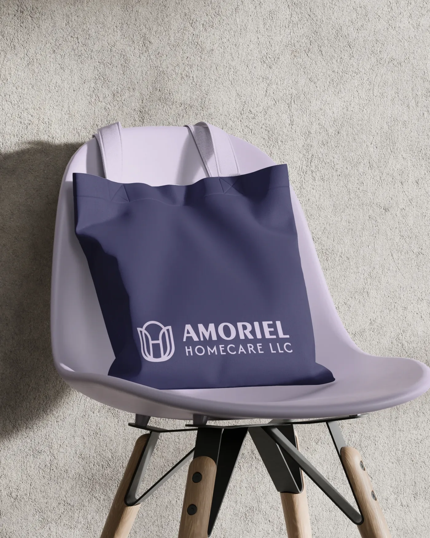 Amoriel branded tote application