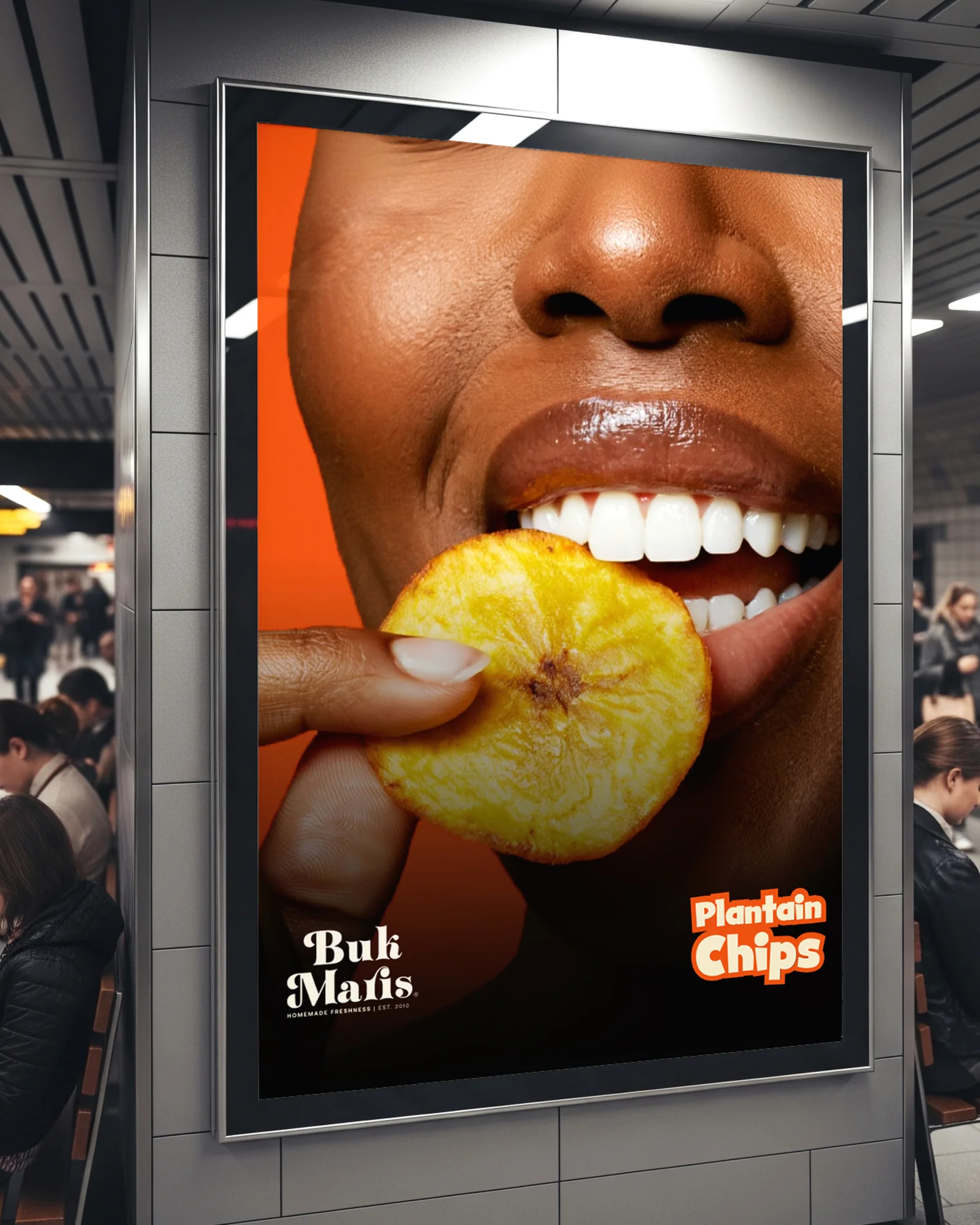 Plantain chips outdoor campaign