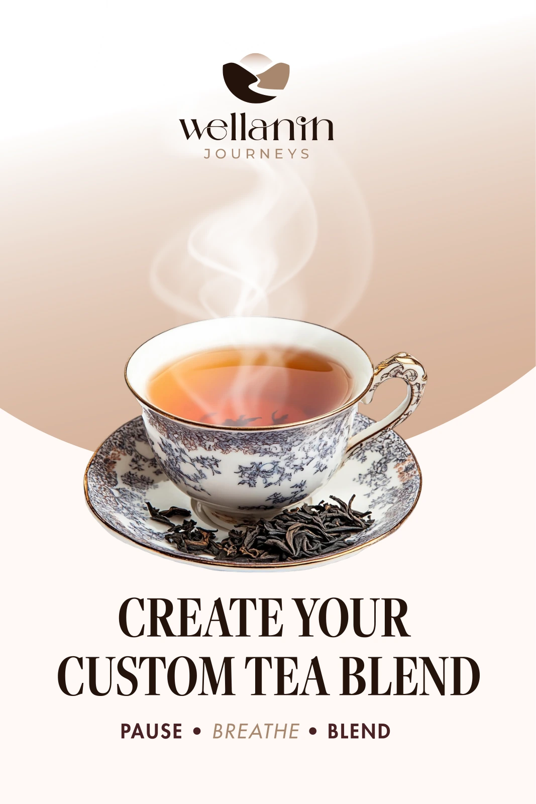 Custom tea-blend tabletop displays